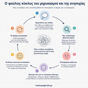 Ο φαύλος κύκλος του μηρυκασμού και της ανησυχίας, Marios Pagkratis Psixologos kerkyra marios pagkratis